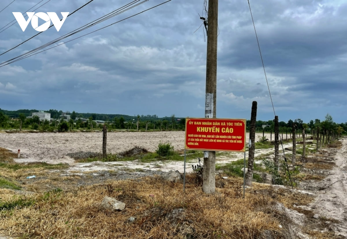 Chính quyền xã Tóc Tiên cảnh báo hành vi mua bán đất nông nghiệp